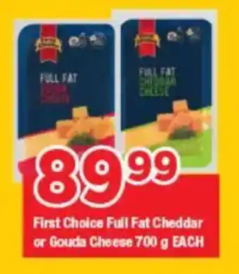 OK Grocer First Choice Full Fat Cheddar or Gouda Cheese offer