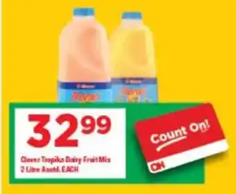 OK Grocer Clover Tropika Dairy Fruit Mix offer