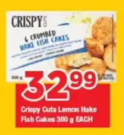 OK Grocer Crispy Cuts Lemon Hake Fish Cakes offer