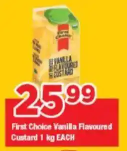 OK Grocer First Choice Vanilla Flavoured Custard offer