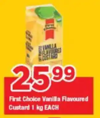 OK Grocer First Choice Vanilla Flavoured Custard offer