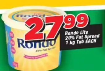 OK Grocer Rondo Lite 20% Fat Spread Tub offer