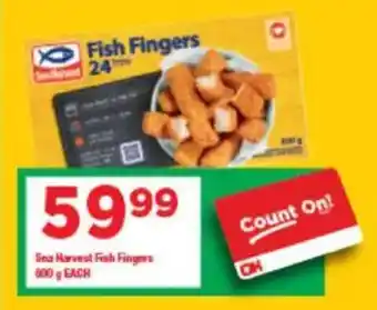 OK Grocer Sea Harvest Fish Finger's offer