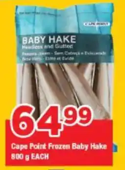 OK Grocer Cape Point Frozen Baby Hake offer