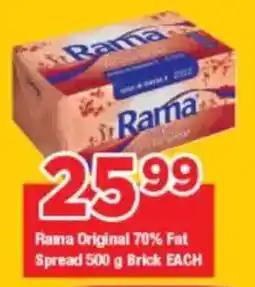 OK Grocer Rama Original 70% Fat Spread Brick offer