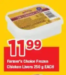 OK Grocer Farmer's Choice Frozen Chicken Livers offer