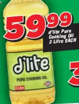 OK Grocer D'lite Pure Cooking Oil offer