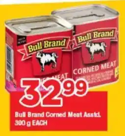 OK Grocer Bull Brand Corned Meat Asstd. offer