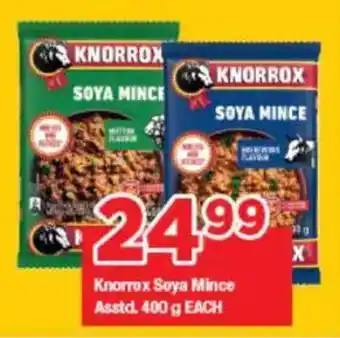 OK Grocer Knorrox Soya Mince Asstd. offer