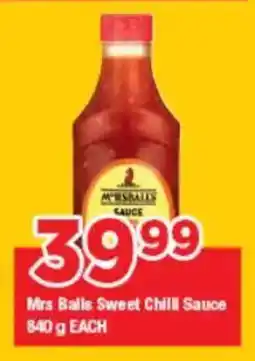 OK Grocer Mrs Balls Sweet Chilli Sauce offer