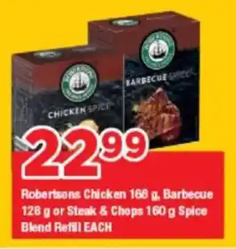 OK Grocer Robertsons Chicken, Barbecue or Steak & Chops Spice Blend Refill offer