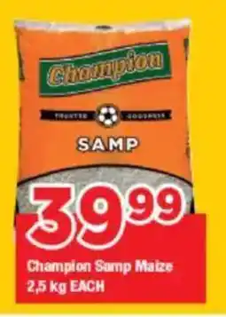 OK Grocer Champion Samp Maize offer