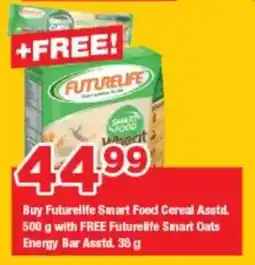 OK Grocer Buy Futurelife Smart Food Cereal Asstd. with FREE Futurelife Smart Oats Energy Bar Asstd. offer