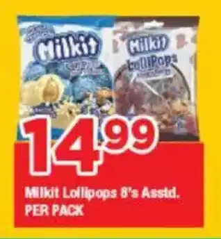 OK Grocer Milkit Lollipops Asstd. offer