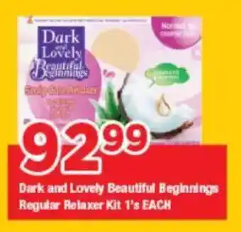 OK Grocer Dark and Lovely Beautiful Beginnings Regular Relaxer Kit offer