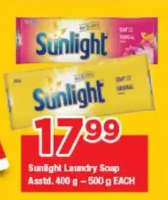 OK Grocer Sunlight Laundry Soap Asstd. offer