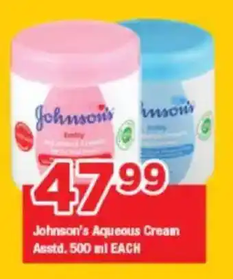 OK Grocer Johnson's Aqueous Cream Asstd. offer