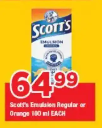 OK Grocer Scott's Emulsion Regular or Orange offer