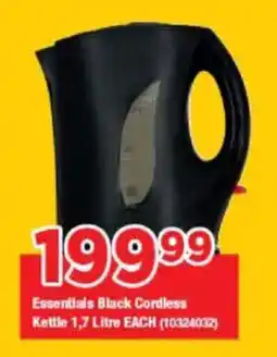 OK Grocer Essentials Black Cordless Kettle offer