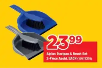 OK Grocer Alplas Dustpan & Brush Set offer