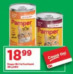 OK Grocer Pamper Wet Cat Food Asstd. offer