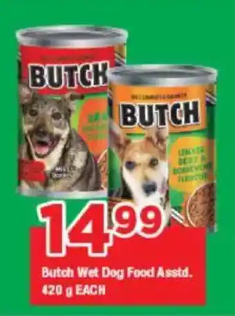 OK Grocer Butch Wet Dog Food Asstd. offer