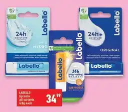 Shoprite LABELLO lip balm all variants offer