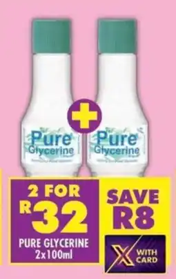 Shoprite Pure glycerine offer