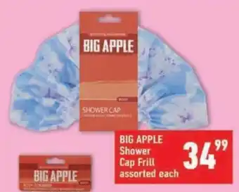 Shoprite BIG APPLE Shower Cap Frill assorted offer