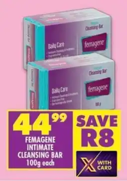 Shoprite Femagene intimate cleansing bar offer