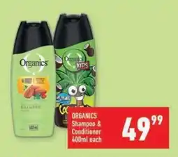 Shoprite ORGANICS Shampoo & Conditioner offer