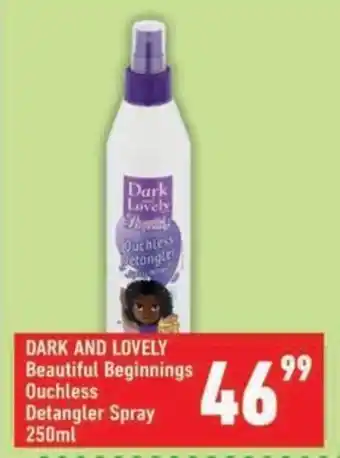 Shoprite DARK AND LOVELY Beautiful Beginnings Ouchless Detangler Spray offer