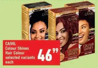 Shoprite CAIVIL Colour Shines Hair Colour offer