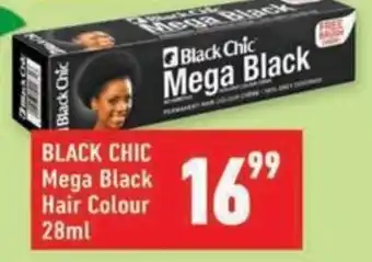 Shoprite BLACK CHIC Mega Black Hair Colour offer