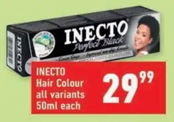 Shoprite INECTO Hair Colour all variants offer