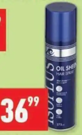 Shoprite ISOPLUS Oil Sheen Hair Spray offer