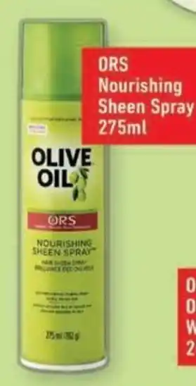 Shoprite ORS Nourishing Sheen Spray offer