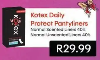 Shoprite Kotex Daily Protect Pantyliners offer