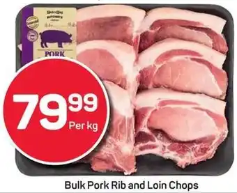 Pick n Pay Bulk Pork Rib and Loin Chops offer