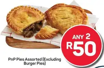 Pick n Pay PnP Pies Assorted (Excluding Burger Pies) offer