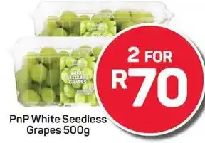 Pick n Pay PnP White Seedless Grapes offer