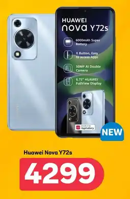 PEP Huawei Nova Y72s offer