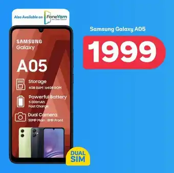 PEP Samsung Galaxy A05 offer