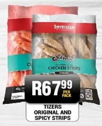 Chikro Food Market Tizers original and spicy strips offer