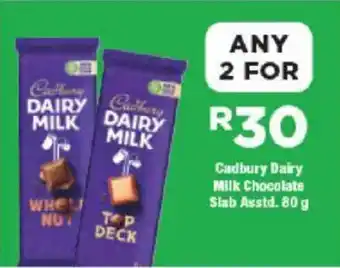 OK Foods Cadbury Dairy Milk Chocolate Slab Asstd. offer