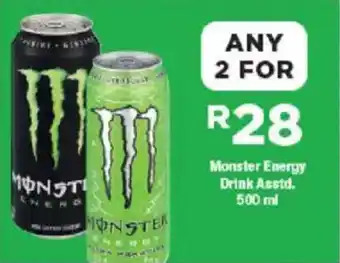 OK Foods Monster Energy Drink Asstd. offer