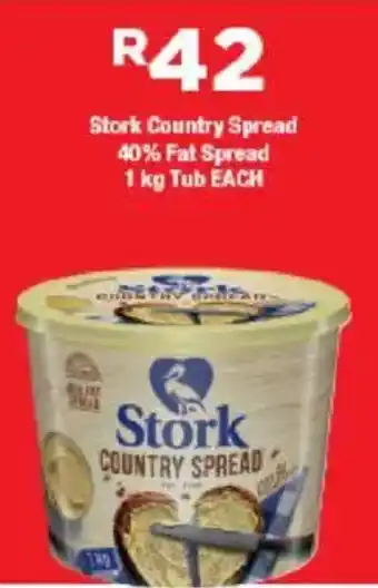 OK Foods Stork Country Spread 40% Fat Spread Tub offer