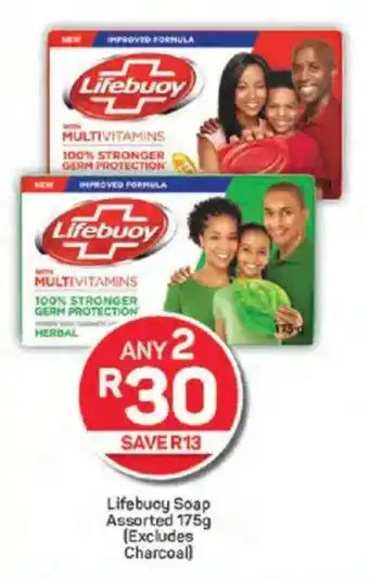 Pick n Pay Lifebuoy Soap Assorted (Excludes Charcoal) offer