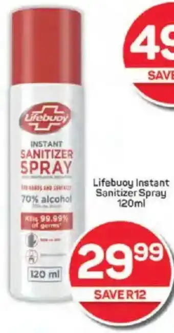 Pick n Pay Lifebuoy Instant Sanitizer Spray offer