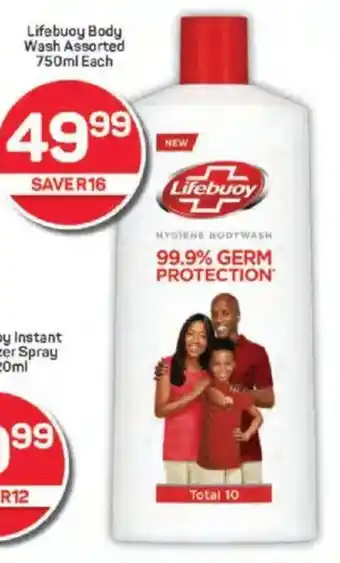 Pick n Pay Lifebuoy Body Wash Assorted offer